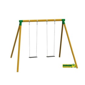 Columpio Doble Fuji Asientos Con Cadenas