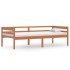 Estructura cama sin colchón madera pino marrón miel 90x200