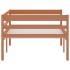 Estructura cama sin colchón madera pino marrón miel 90x200
