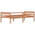 Estructura cama sin colchón madera pino marrón miel 90x200