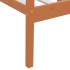 Estructura cama sin colchón madera pino marrón miel 90x200