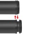 Patas de mesa ajustables en 4 alturas negro 1100