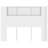 Mueble cabecero blanco brillante 140x18,5x104,5
