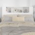 Mueble cabecero blanco brillante 140x18,5x104,5