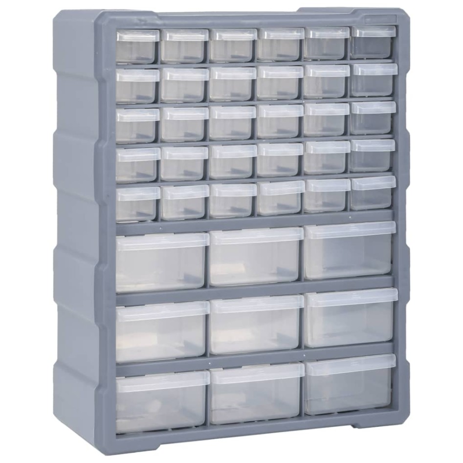 Organizador multicajones con 39 cajones 38x16x47