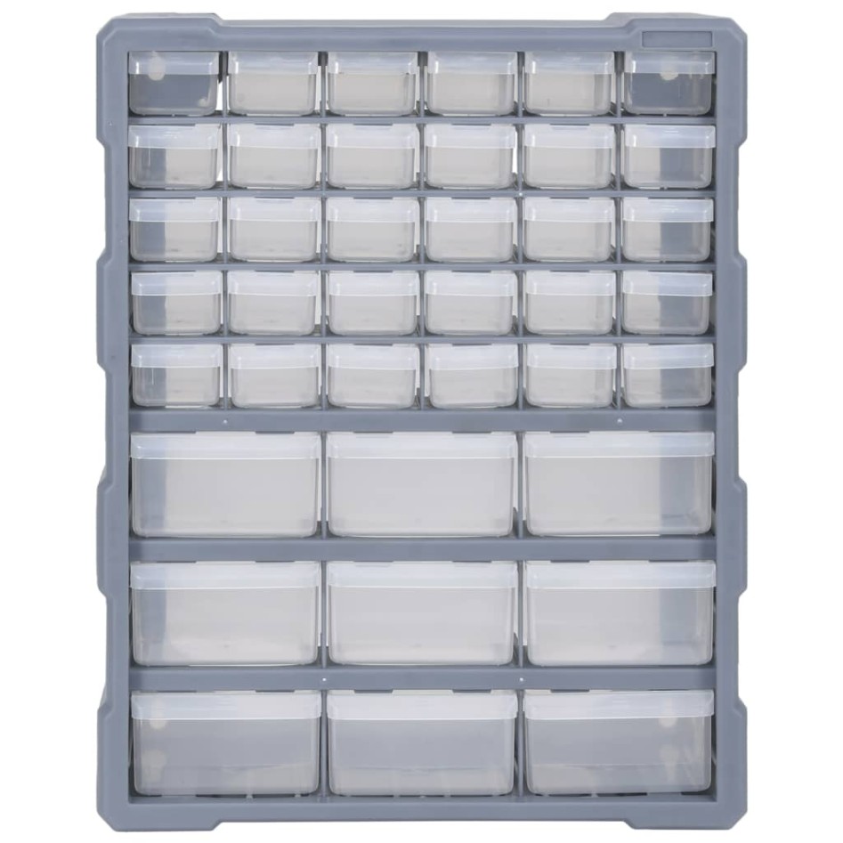 Organizador multicajones con 39 cajones 38x16x47