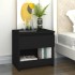 Mesitas de noche 2 uds madera contrachapada negro 40x30x39