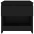 Mesitas de noche 2 uds madera contrachapada negro 40x30x39