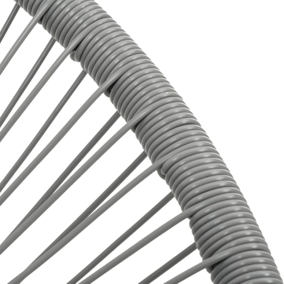 Silla redonda de cuerdas de jardín ratán sintético