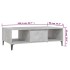 Mesa centro madera contrachapada gris hormigón 103,5x60x35