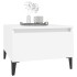 Mesas auxiliares 2 uds madera contrachapada blanco 50x46x35