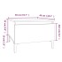 Mesas auxiliares 2 uds madera contrachapada blanco 50x46x35