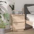 Mesitas de noche 2 uds madera maciza de pino 40x35x50