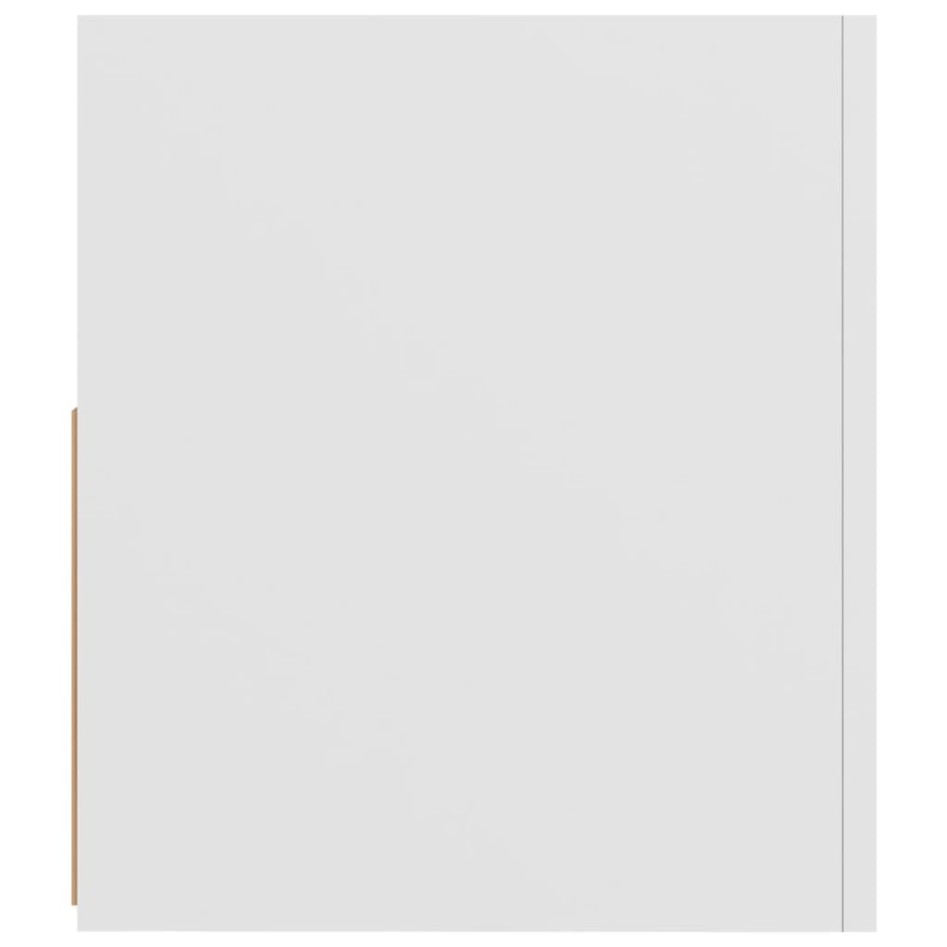 Mueble de TV con luces LED blanco 90x35x40