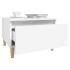 Mesas auxiliares 2 uds madera contrachapada blanco 50x46x35
