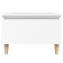 Mesas auxiliares 2 uds madera contrachapada blanco 50x46x35