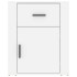Mesita de noche madera contrachapada blanco 50x36x60