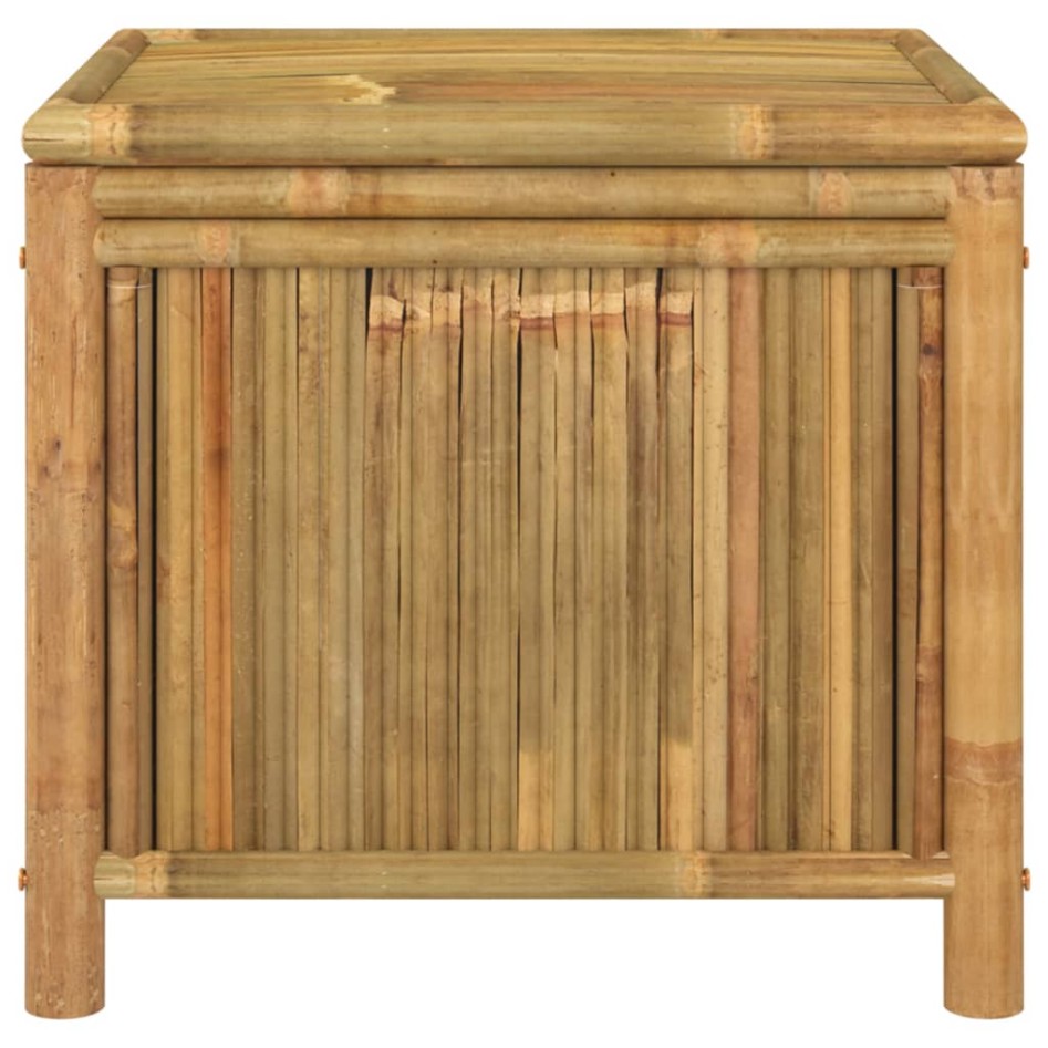 Caja de almacenaje de jardín bambú 60x52x55