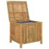 Caja de almacenaje de jardín bambú 60x52x55