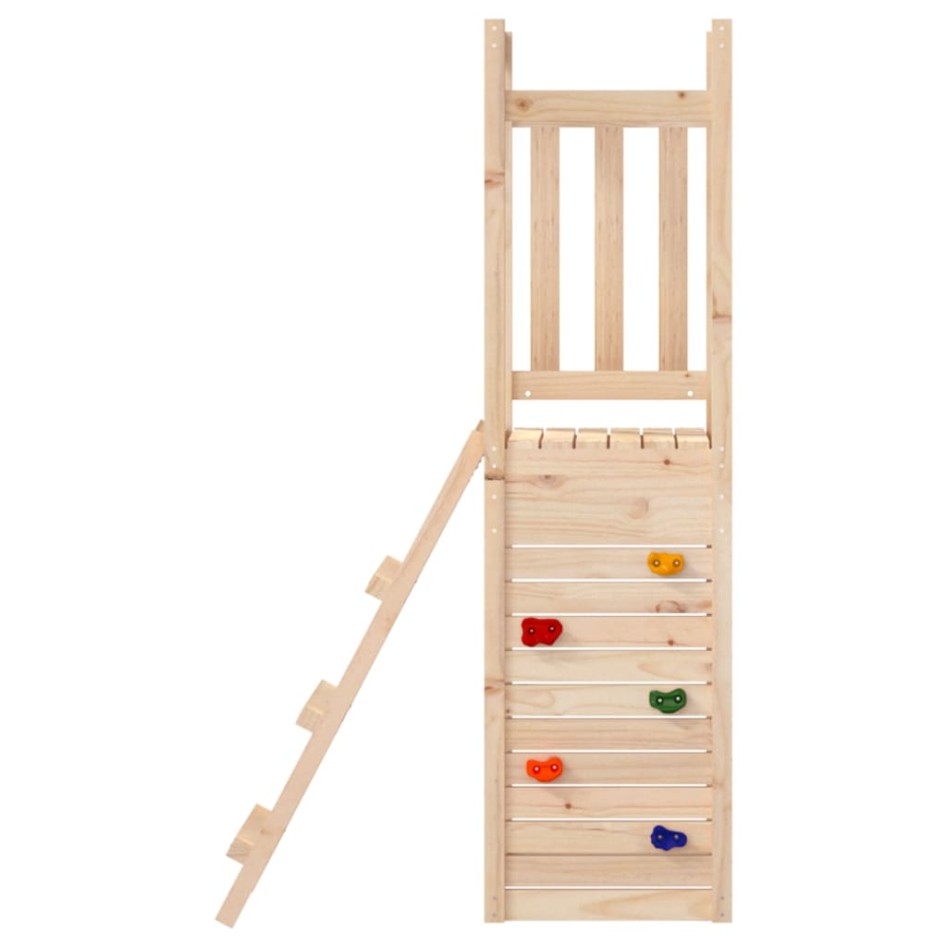 Parque infantil de madera maciza pino 53x46,5x169