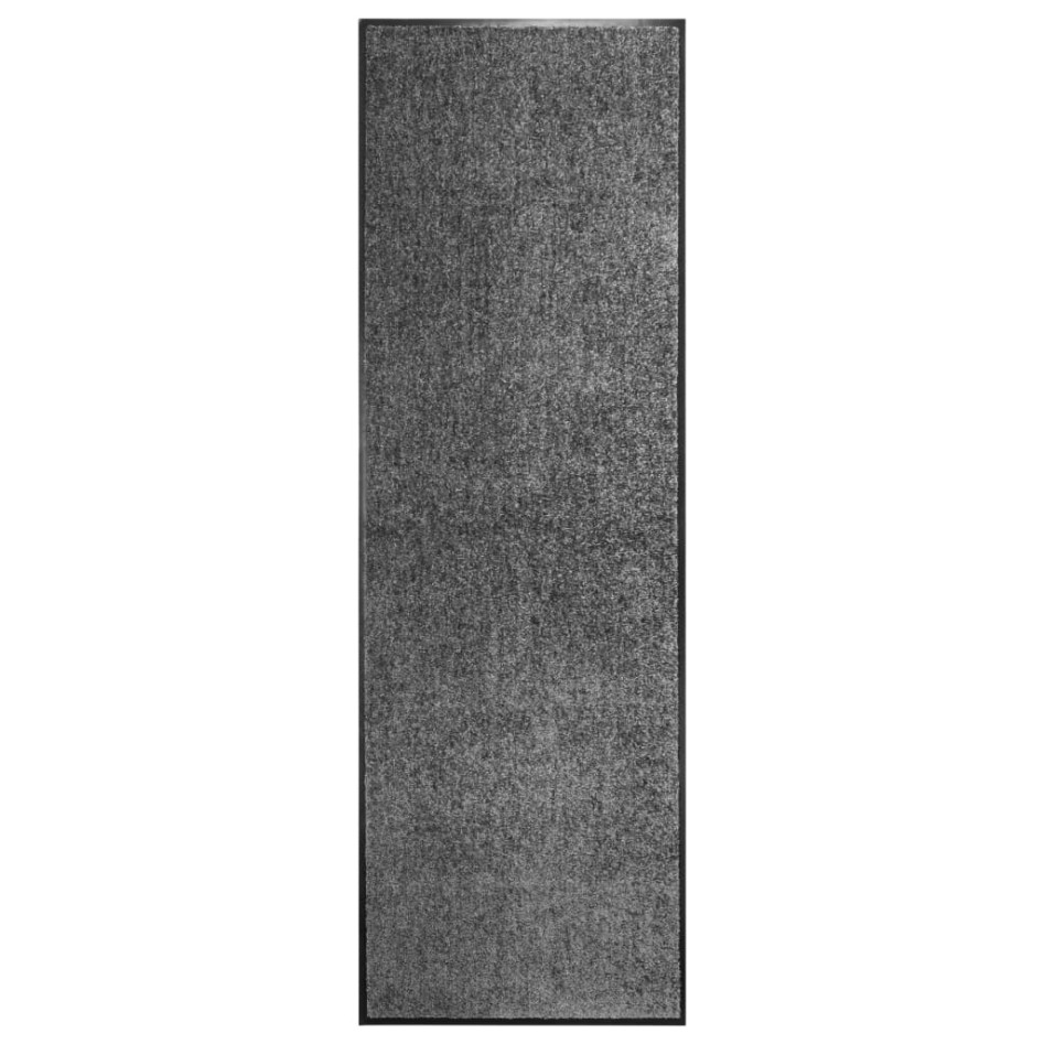 Felpudo lavable gris antracita 60x180