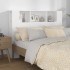 Mueble cabecero blanco 140x18,5x104,5