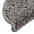 Alfombras de peldaños de escalera 15 uds gris 56x17x3