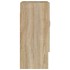 Armario de pared madera contrachapada roble sonoma 60x31x70