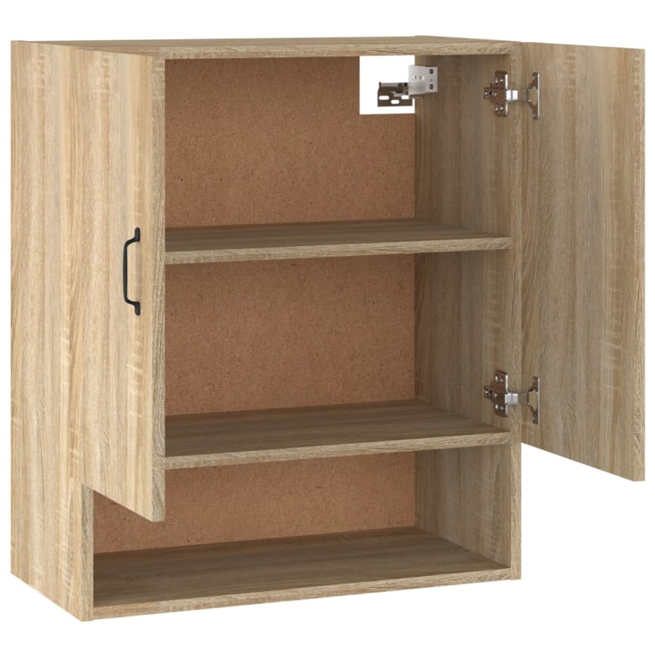 Armario de pared madera contrachapada roble sonoma 60x31x70