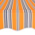 Toldo manual retráctil 150 cm amarillo y azul