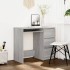 Escritorio de madera contrachapada gris Sonoma 90x45x76