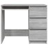 Escritorio de madera contrachapada gris Sonoma 90x45x76