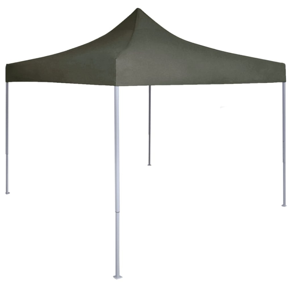 Carpa plegable profesional acero gris antracita 2x2