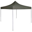 Carpa plegable profesional acero gris antracita 2x2 m