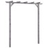 Pérgola de jardín de madera de pino impregnada 200x40x205