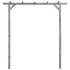 Pérgola de jardín de madera de pino impregnada 200x40x205