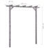 Pérgola de jardín de madera de pino impregnada 200x40x205