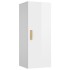 Armario pared madera contrachapada blanco brillo 34,5x34x90