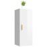 Armario pared madera contrachapada blanco brillo 34,5x34x90