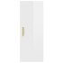 Armario pared madera contrachapada blanco brillo 34,5x34x90