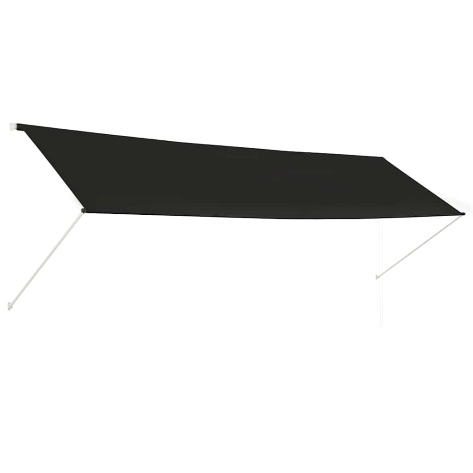 Toldo retráctil 400x150 cm gris