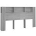 Mueble cabecero gris Sonoma 180x18,5x104,5
