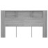 Mueble cabecero gris Sonoma 180x18,5x104,5