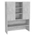 Armario de lavadora gris hormigón 70,5x25,5x90