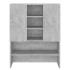 Armario de lavadora gris hormigón 70,5x25,5x90