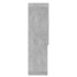 Armario de lavadora gris hormigón 70,5x25,5x90