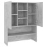 Armario de lavadora gris hormigón 70,5x25,5x90