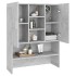 Armario de lavadora gris hormigón 70,5x25,5x90