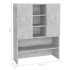 Armario de lavadora gris hormigón 70,5x25,5x90