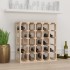 Botellero madera maciza de pino 58,5x33x60,5